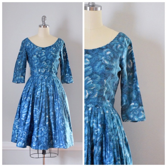Vintage 50s Dress - Picture 1 of 8